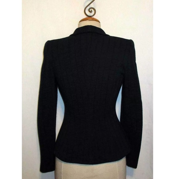 Giorgio Armani Collezione dark green jacket Size 6 - Picture 4 of 8